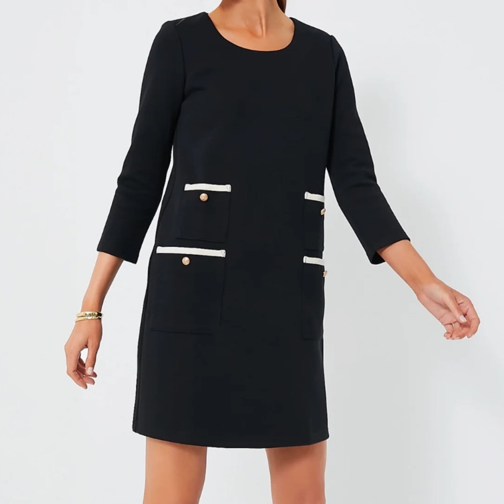 TUCKERNUCK

Black Francoise Mod Mini Dress
